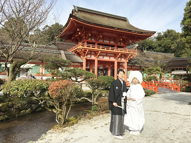 2016年 12月 5日　挙式：上賀茂神社　祝宴：粟田山荘（I.T 様　K.A 様）