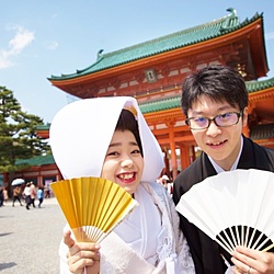 2016年4月9日 挙式:平安神宮 祝宴:京料理 清和荘 (E.H様 I.K様)