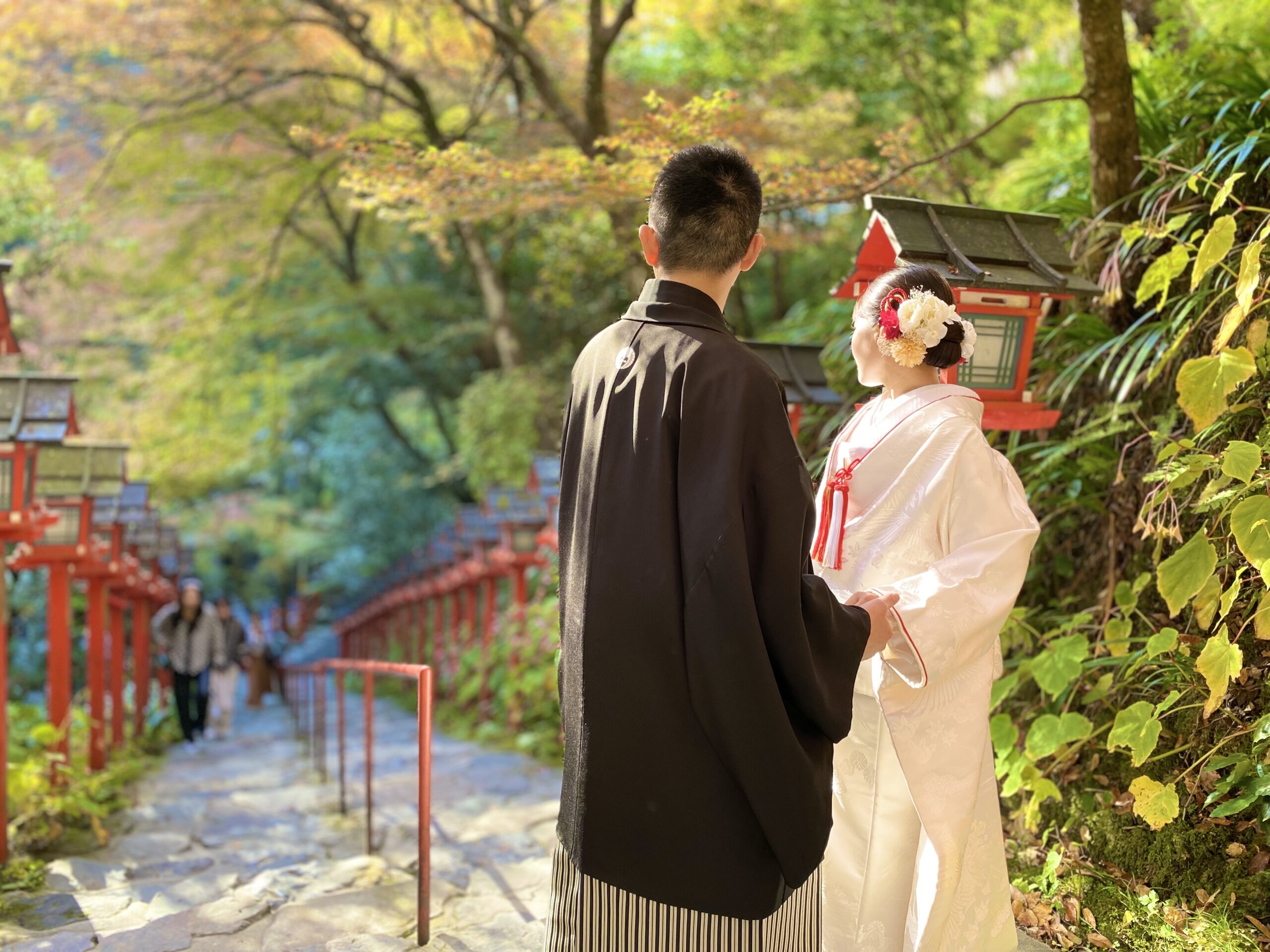 ～京都の紅葉～　貴船神社での結婚式