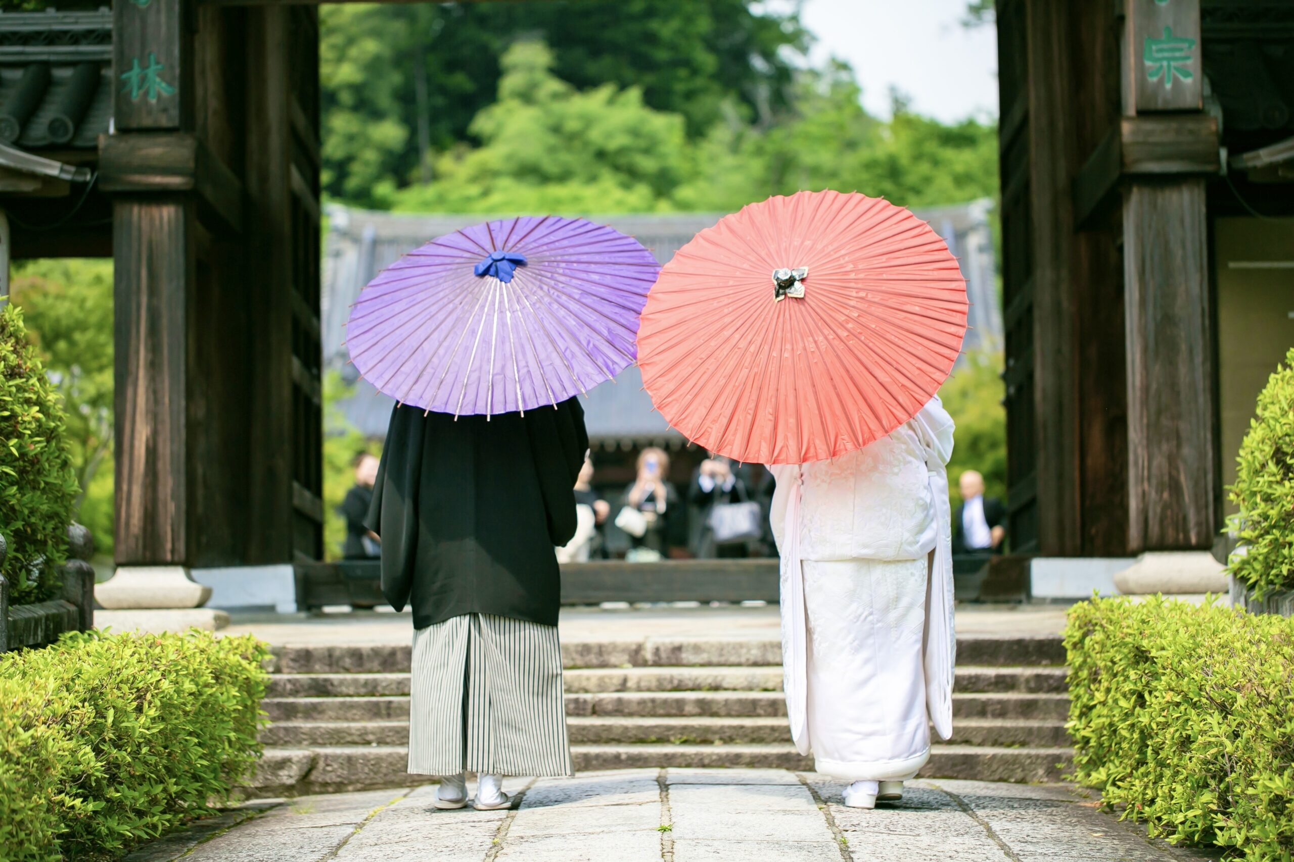 2025年 6月 1日　挙式：妙満寺　　祝宴：ザ・プリンス京都宝ヶ池　茶寮（ Y.K 様・T.M 様 ）