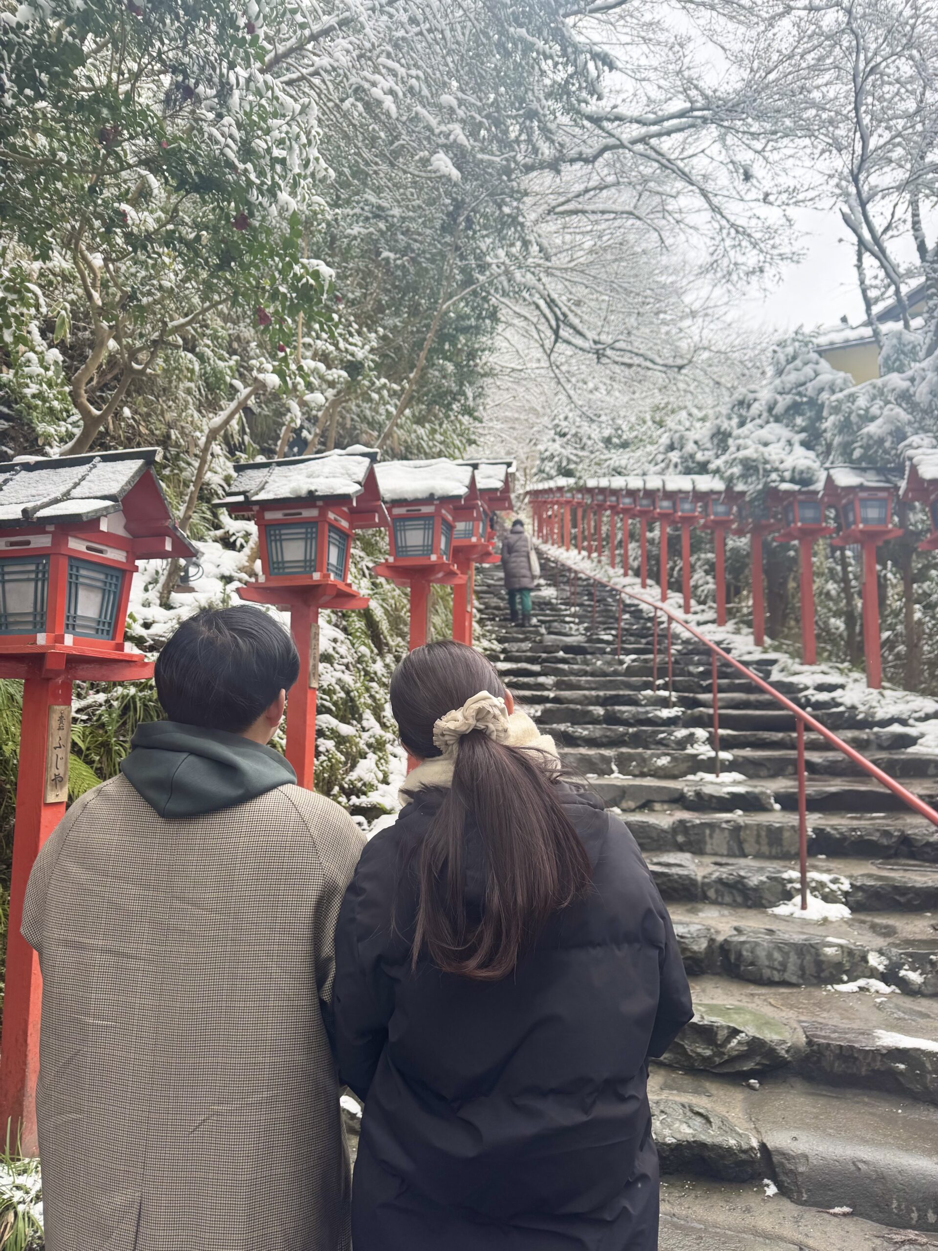 【京都・貴船神社】2026年秋の結婚式をご検討中のお客様｜1日1組限定お下見ツアーの様子